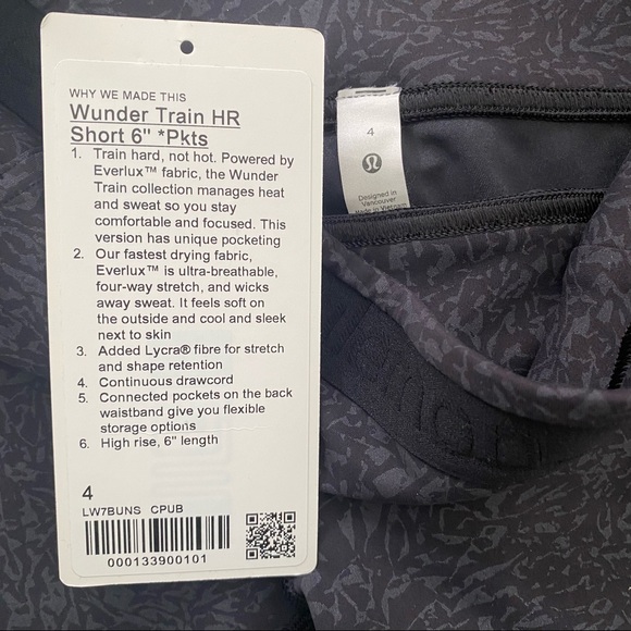 LULULEMON Wunder Train Pocketed High Rise Short 6" - Picture 4 of 7